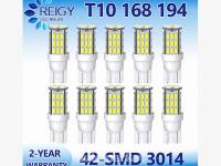 10 հատ T10/921/194 42SMD 6500K գերէներգախնայող սպիտակ պայծառ LED լամպեր 4W 1 լամպը